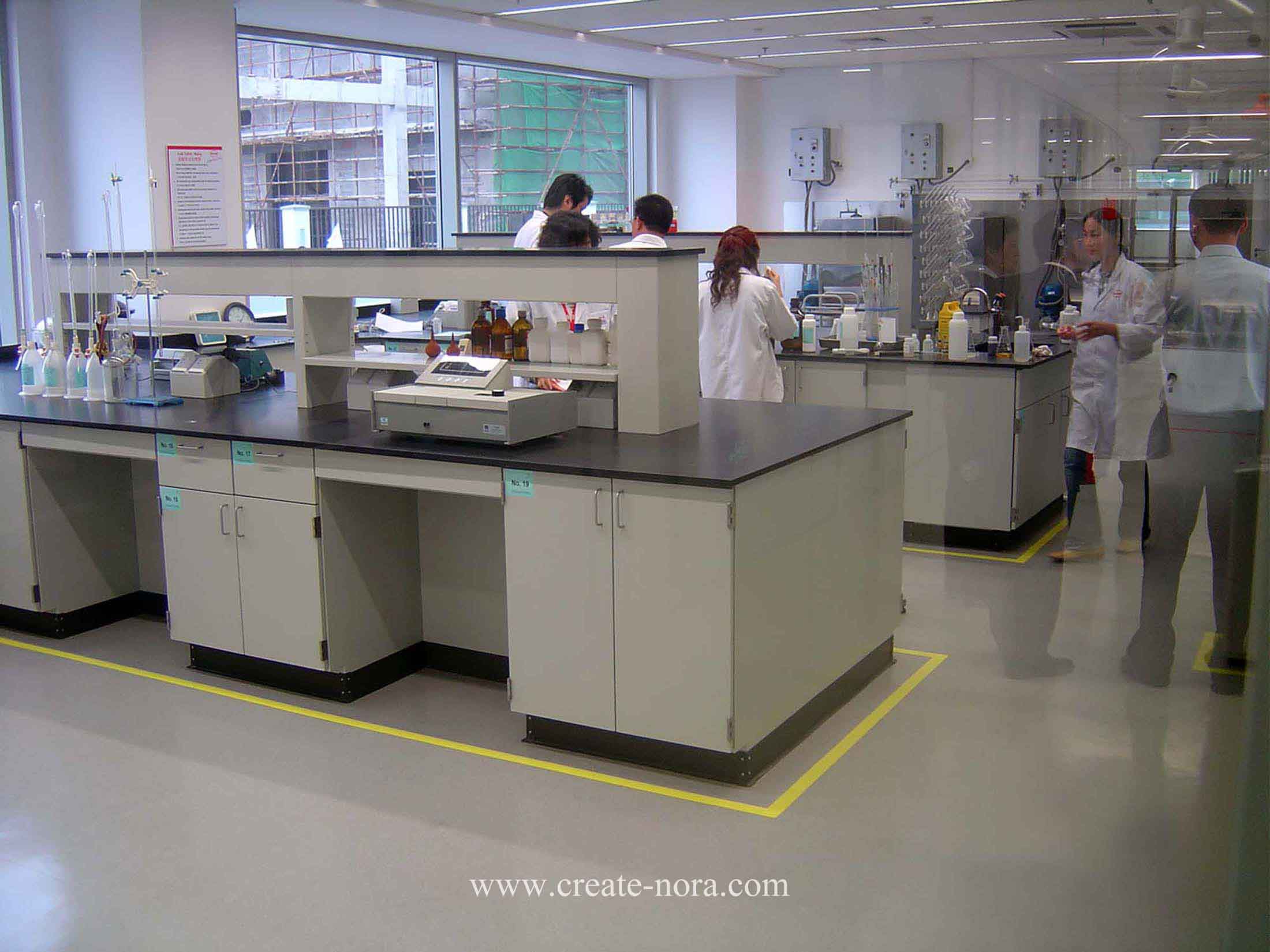 the photo of nora rubber flooring in Henkel R&D Center 3